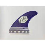 Feather Fins Ultralight single Tab purple Quillas Surf