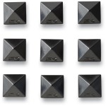 Dakine Pyramid studs chrome black pad