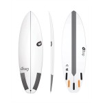 TORQ 5'8" PGR TEC EPOXY WHITE Tabla de surf