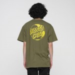 Santa Cruz Planet Dot moss 2023 camiseta