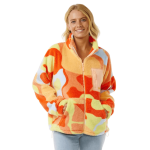 Rip Curl High Tide polar bright red forro polar de mujer