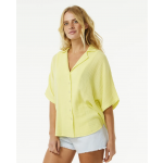 Rip Curl Premium Surf yellow camisa de mujer