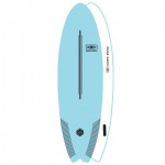 Ocean Earth EZI rider 6'6" pastel blue sofboard