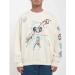 Volcom Sam Riser off white sudadera