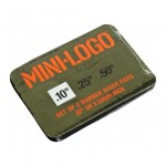 Mini Logo riser rubber black 10" alzas skate