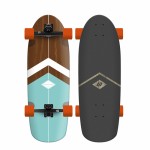 Hydroponic Rounded Classic 3.0 turquoise Surfskate completo