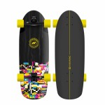 Hydroponic Rounded Glitch 30" surfskate completo