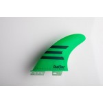 Feather Fins Ultralight Click Tab Epoxy HC green grey Quillas Surf