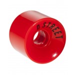 D-Street 59 Cent 59mm 78a red ruedas longboard