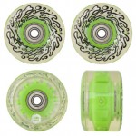 Santa Cruz Slimeballs Light UPS with Green Led and Bearings OG Slime 60mm ruedas de skateboard