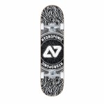 Hydroponic Savage black white 8" skateboard completo