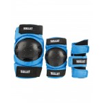 Bullet Triple Padset Standard Combo Junior blue protecciones de skate de niño