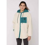 Sisstrs Nala Sherpa teal sea sudadera mujer
