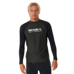 Rip Curl Shock UPF black marle licra manga larga
