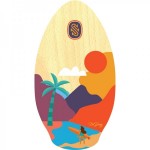 SkimONE Waimea kee beach orange yellow Wood 37" Tabla de Skimboard