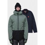 686 Smarty 3 in 1 Form cypress green chaqueta de snowboard
