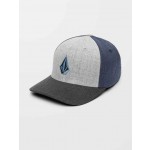 Volcom Full Stone Heather Flexfit smokey blue gorra