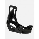 Burton women's Step On Black Fijaciones de snowboard de mujer