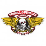 Powell Peralta Winged Ripper red 12" pegatina