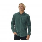 Rip Curl State Cord washed green camisa