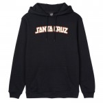 Santa Cruz Arch Stripe Hooded black sudadera