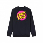 Santa Cruz Style Dot Crew black sudadera