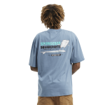 Hydroponic Surf Bob Esponja blue grey camiseta