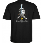 Powell Peralta Skull and Sword black camiseta