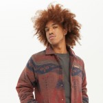 Hydroponic Timber navy orange navajo chaqueta