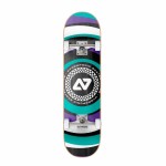 Hydroponic Circular turquoise 8'' Skate completo