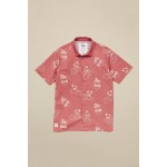 Globe Underground Holiday red smoke camisa