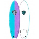 Ocean Earth MR Spray EZI rider twin fin 6'0" violet sofboard