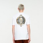 Santa Cruz Wooten Crest white camiseta