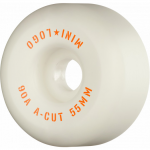 Mini logo A cut 55mm 90A white Ruedas de skateboard