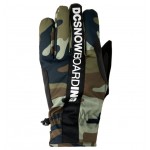 Dc Salute woodland camo green xgck guantes de snowboard