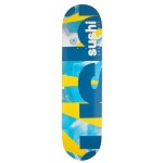 Sushi Spectrum Logo yellow/teal 8" tabla de skate