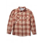 Vissla Eco ZY Polar Flannel barn red camisa