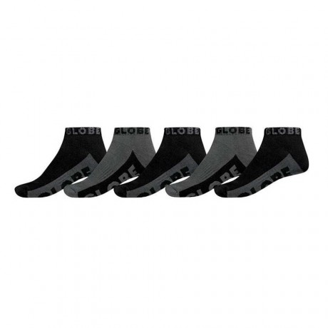 Globe black grey ankle 5 pack 2022 calcetines