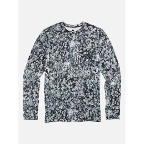 Burton midweight crew aerial pines 2023 camiseta técnica de snowboard