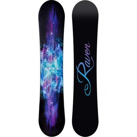 Raven Aura tabla de snowboard de mujer