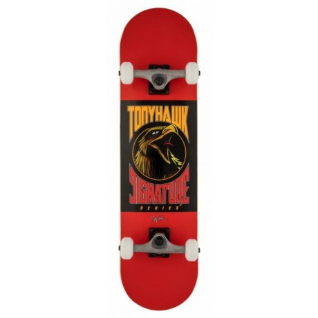 Tony Hawk 180 Bird Logo 8" red skateboard completo