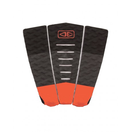 Ocean and Earth Blazed tail 3 piece orange pad de surf