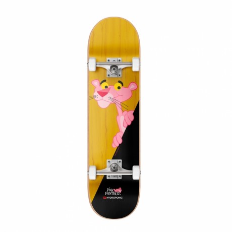 Hydroponic Pink Panther Cut yellow 8.125" skateboard completo