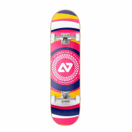 Hydroponic Circular magenta 7.875'' Skate completo