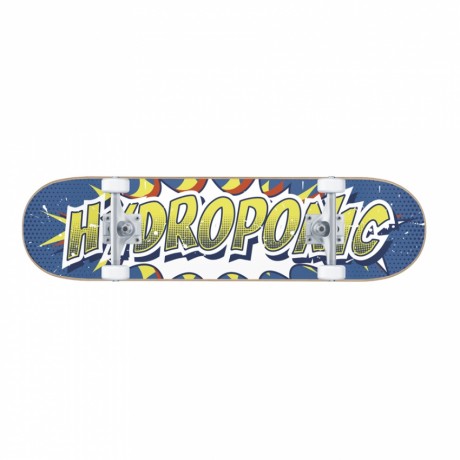 Hydroponic Comic blue 7.75" skateboard completo
