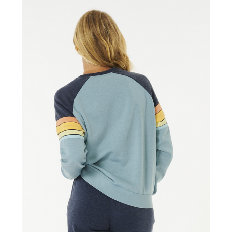 Rip Curl Surf Revival Raglan Crew navy sudadera de mujer Daktak