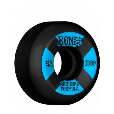 Bones 100´s #4V5 53mm black Ruedas de skateboard