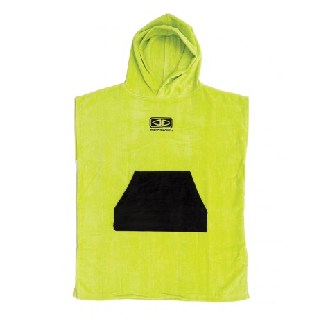 Ocean & Earth Toddlers lime poncho