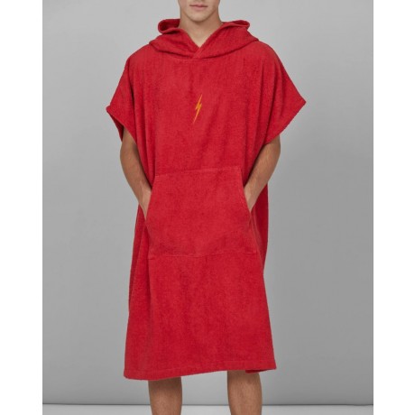 Lightning Bolt red poncho