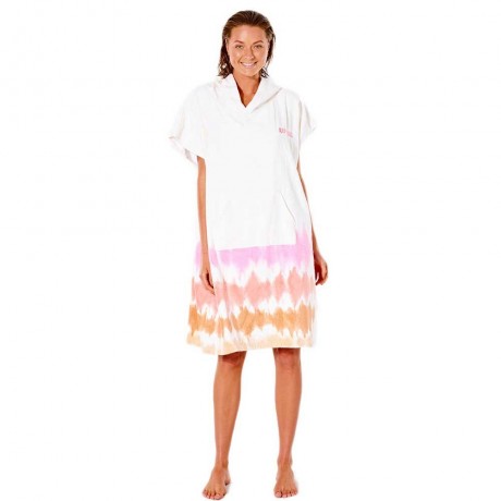 Rip Curl Sun Drenched Hooded towel pink poncho